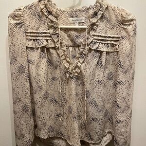 XS Patterned Blouse